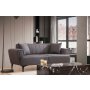 Atelier del Sofa Sofa dvosed Hamlet Dark Grey - slika 1