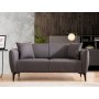 Atelier del Sofa Sofa dvosed Belissimo Dark Grey - slika 1