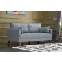 Atelier del Sofa Sofa dvosed Bella Soft Ikili Koltuk Blue - slika 1
