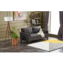Atelier del Sofa Sofa dvosed Bella Sofa For 2 Pr Anthracite - slika 3