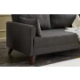 Atelier del Sofa Sofa dvosed Bella Sofa For 2 Pr Anthracite - slika 4