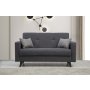 Atelier del Sofa Sofa dvosed Polya Dark Grey - slika 1