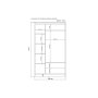 HANAH HOME Ormar Nil 803 White - slika 5