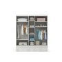 HANAH HOME Ormar Bahar 605 White - slika 4