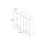 HANAH HOME Ormar GRD0702 - slika 4