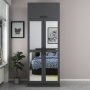 HANAH HOME Ormar Kale Anthracite 2224 - slika 3