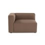 Atelier del Sofa Fotelja Mora XL 1L Brown - slika 1