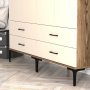 HANAH HOME Ormar Kumsal TT Walnut Cream - slika 5