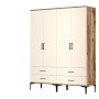HANAH HOME Ormar Kumsal TT Walnut Cream - slika 1