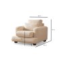 Atelier del Sofa Fotelja River Beige - slika 4