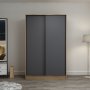 HANAH HOME Ormar Kale Anthracite Oak 2317 - slika 1