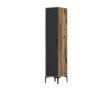 HANAH HOME Ormar Kumsal S Walnut Anthracite - slika 1