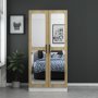 HANAH HOME Ormar Kale Mirror Walnut 190 - slika 4