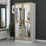 HANAH HOME Ormar Kale Mirror Walnut 190 - slika 2