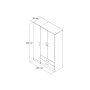 HANAH HOME Ormar GRD0501 - slika 4