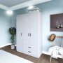 HANAH HOME Ormar Yaman 1600 032 White - slika 2