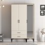 HANAH HOME Ormar Kumsal RT Walnut Cream - slika 3