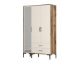 HANAH HOME Ormar Kumsal RT Walnut Cream - slika 1