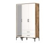 HANAH HOME Ormar Kumsal RT Walnut White - slika 1