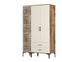 HANAH HOME Ormar Kumsal PT Walnut Cream - slika 1