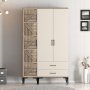 HANAH HOME Ormar Kumsal PT Walnut Cream - slika 2