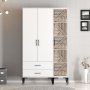 HANAH HOME Ormar Kumsal PT White - slika 3