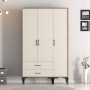 HANAH HOME Ormar Kumsal ST Walnut Cream - slika 3