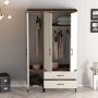 HANAH HOME Ormar Kumsal ST Walnut Cream - slika 5