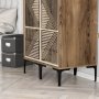 HANAH HOME Ormar Kumsal PP Walnut Cream - slika 5