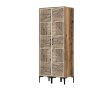 HANAH HOME Ormar Kumsal PP Walnut Cream - slika 1