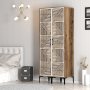 HANAH HOME Ormar Kumsal PP Walnut White - slika 4