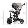 QPlay Tricikl Rito Star QP S380-11, Sivi - slika 4
