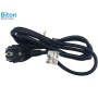 Biton Electronics Dvopolni utikač sa kablom CT19 1.5m crni (3 X 1.5MM) - slika 1