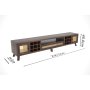 HANAH HOME TV polica Collection 230 Walnut - slika 4