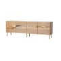 HANAH HOME TV polica Leon Bronze Gold - slika 1