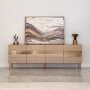 HANAH HOME TV polica Leon Bronze Gold - slika 2