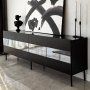 HANAH HOME TV polica Leon Black Fume - slika 3