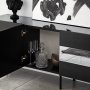 HANAH HOME TV polica Leon Black Fume - slika 4