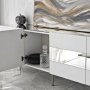 HANAH HOME TV polica Leon White Silver - slika 5