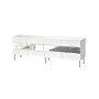 HANAH HOME TV polica Leon White Silver - slika 1