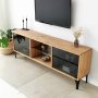 HANAH HOME TV polica Mistero Oak - slika 5