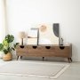 HANAH HOME TV polica Four Seasons Walnut - slika 3