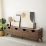 HANAH HOME TV polica Four Seasons Walnut - slika 2