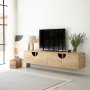 HANAH HOME TV polica Grotte Sapphire Oak - slika 3