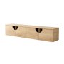 HANAH HOME TV polica Grotte Sapphire Oak - slika 1