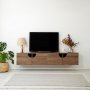 HANAH HOME TV polica Grotte Walnut - slika 3