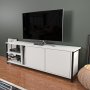HANAH HOME TV polica Primrose Black White - slika 3