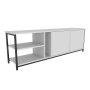 HANAH HOME TV polica Primrose Black White - slika 1