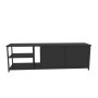 HANAH HOME TV polica Primrose Black Anthracite - slika 5