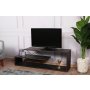 HANAH HOME TV polica Zigzag Dark Brown - slika 3